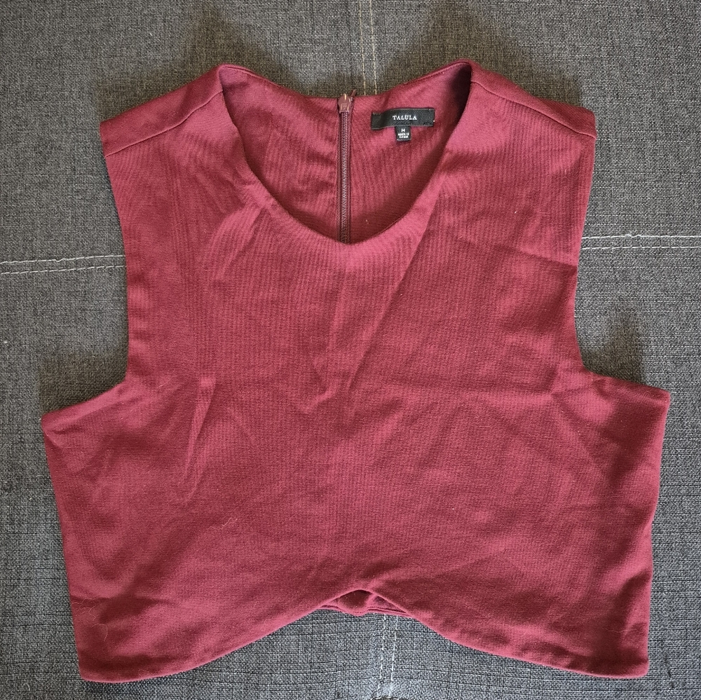 Talua Women's Red Crop Top